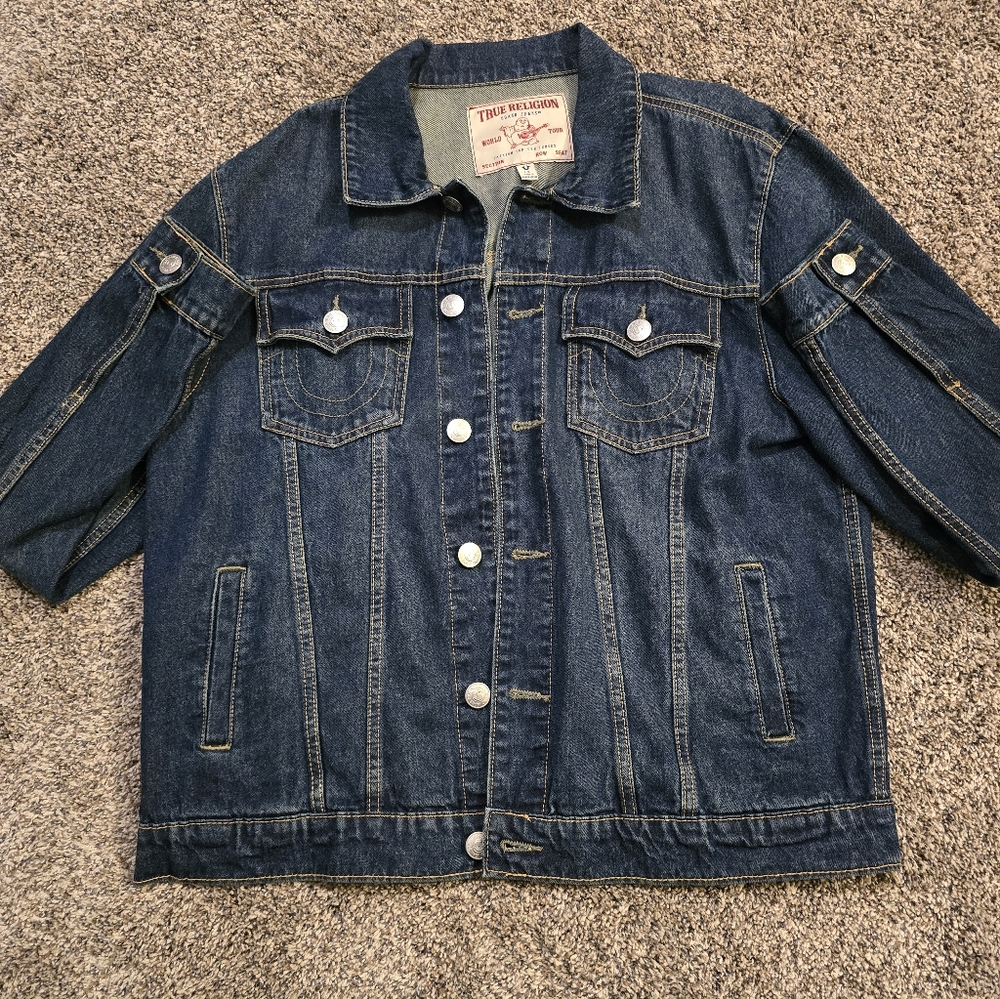 True Religion Dark Blue Denim Jacket